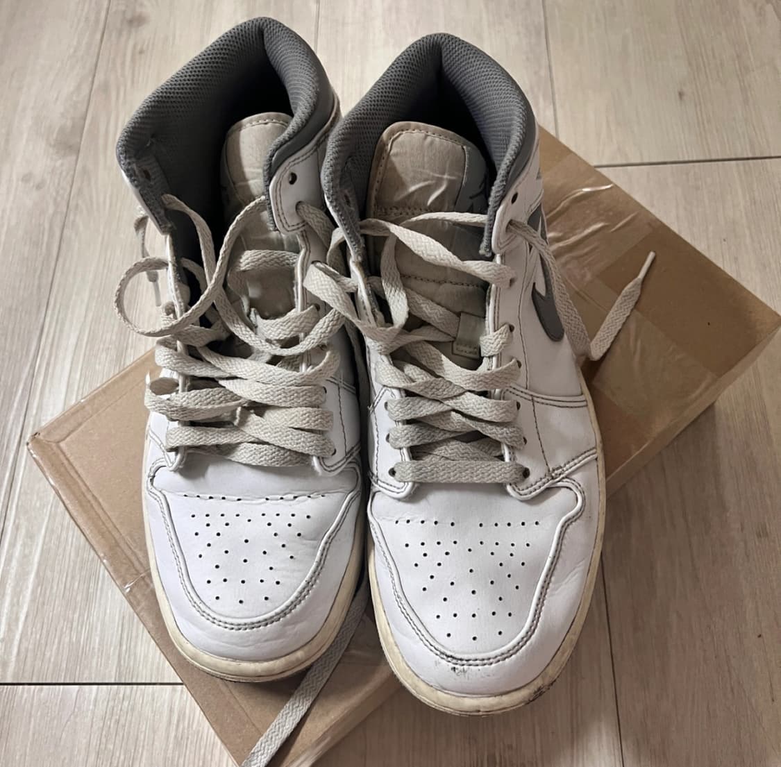 조던 1 미드 화이트 스텔스 (265) 상품이미지2