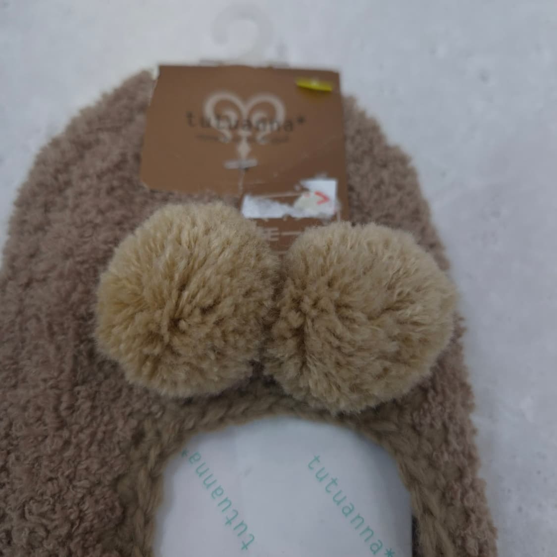 tutuanna 뽀글이 폼폼 룸슈즈 겨울 실내화 상품이미지2
