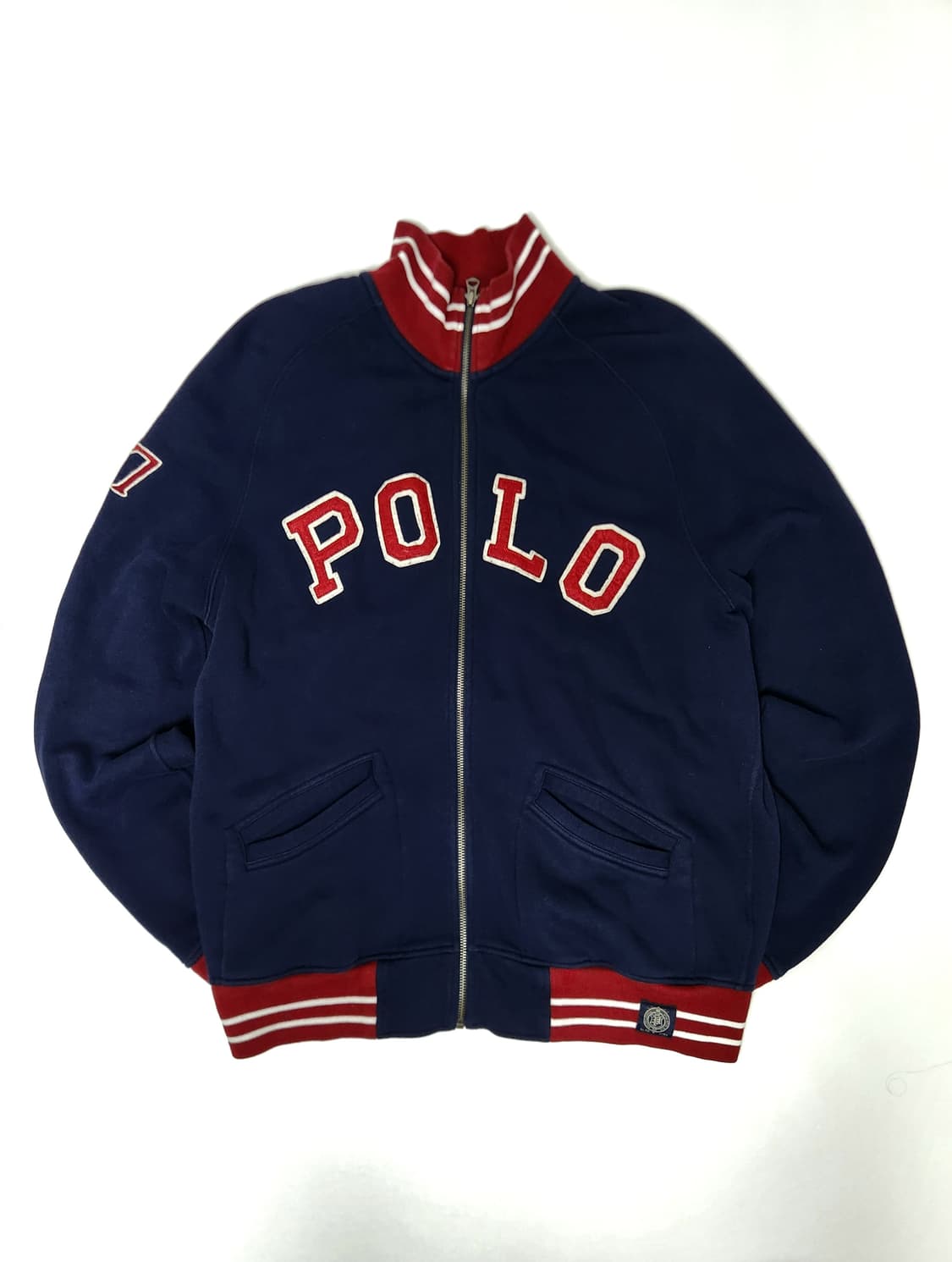 폴로 랄프로렌 코튼 집업 스타디움 자켓 L 상품이미지3
