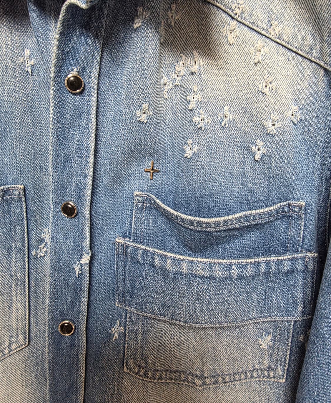 지방시 데님 셔츠 자켓 S 사이즈!! 상품이미지2