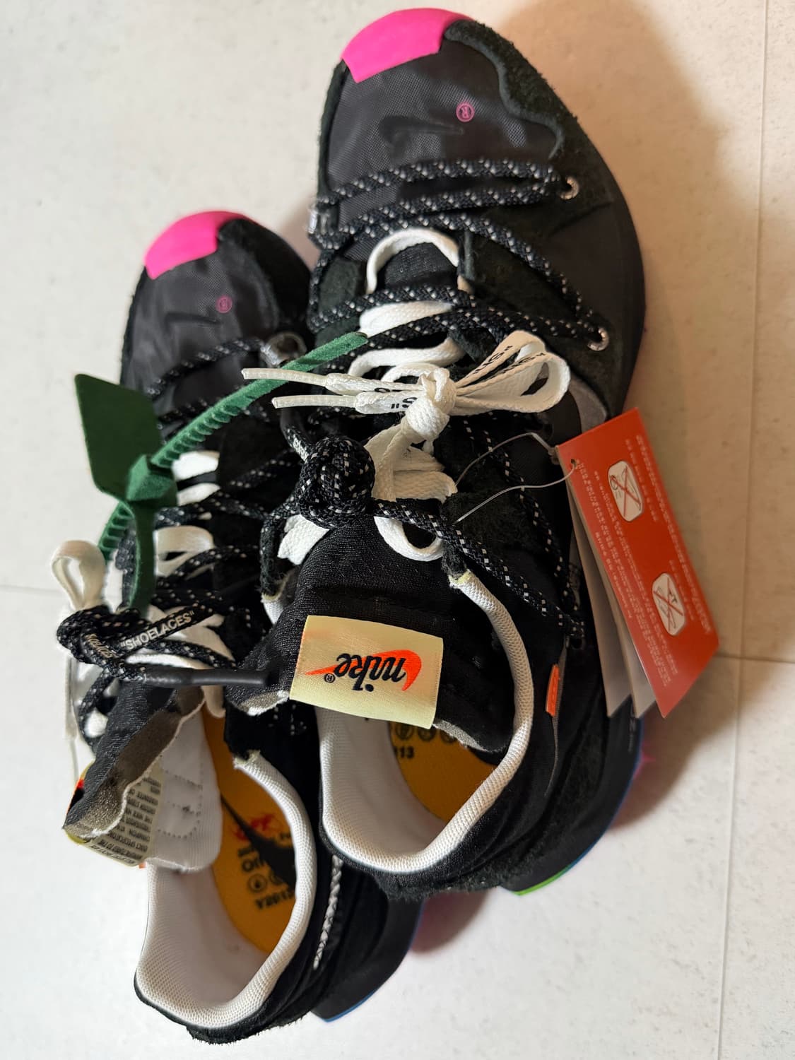 나이키 오프화이트 줌 테라 카이거 블랙핑크 280 상품이미지2