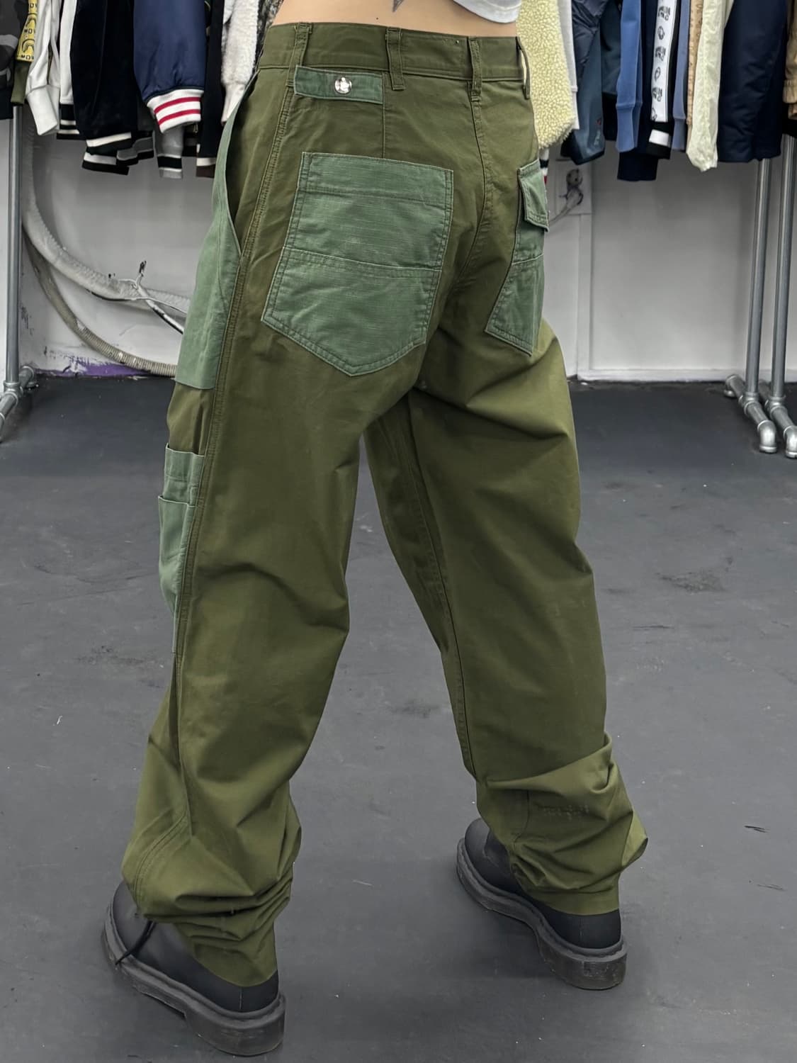 모니탈리 카키 카고팬츠 상품이미지5