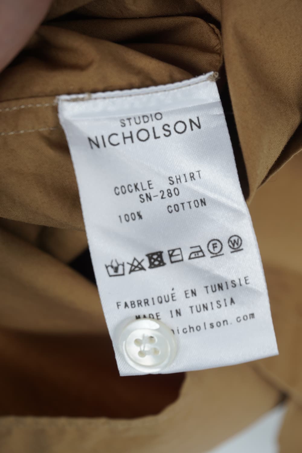  STUDIO NICHOLSON cockle shirt 상품이미지7