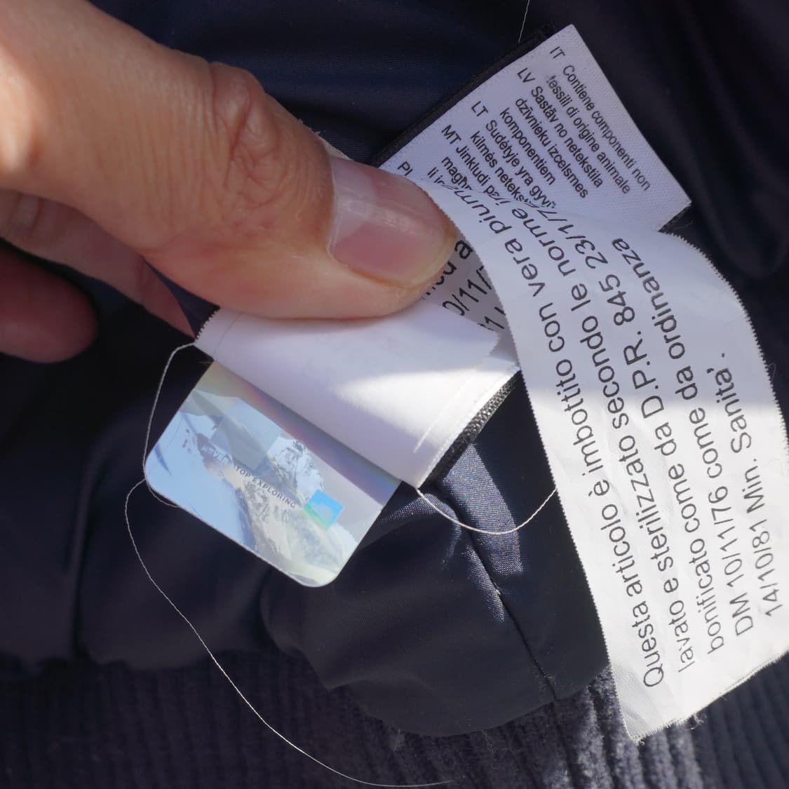 노스페이스 유럽판 고담 다운 패딩 자켓 상품이미지9