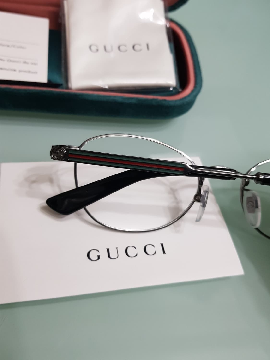 구찌 티타늄안경테(새상품 풀구성) 상품이미지4