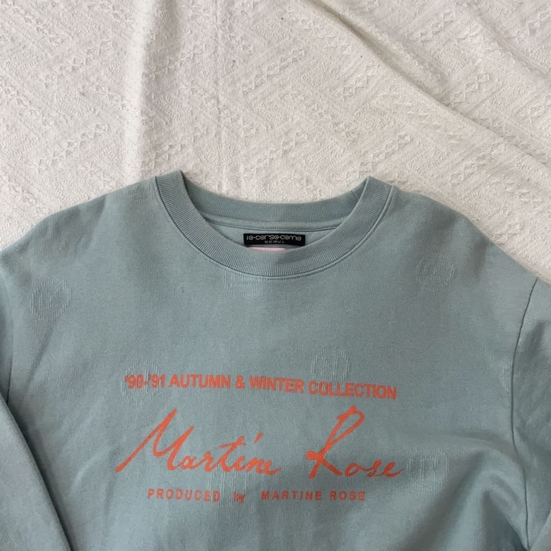 [100] 마틴로즈 기모 맨투맨 스웻셔츠 상품이미지4