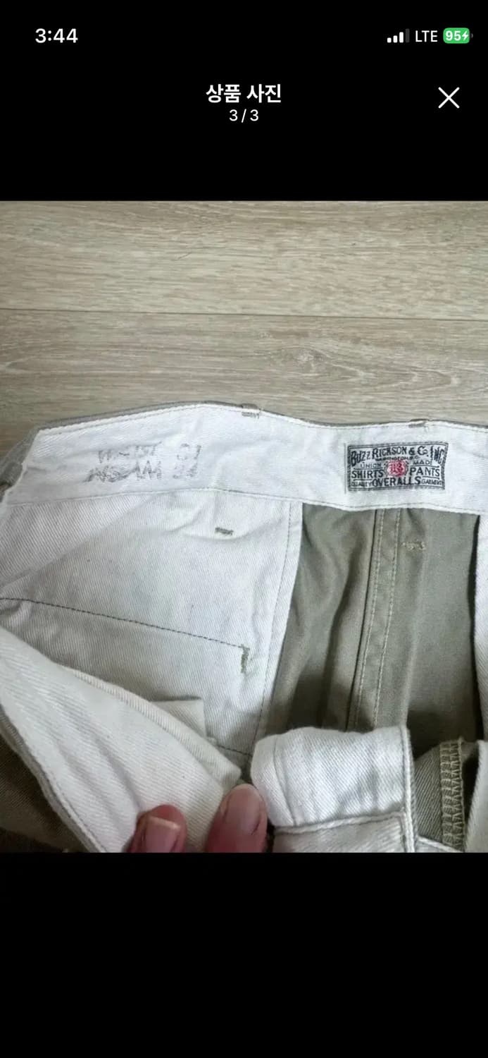 버즈릭슨 오리지날 카키 31사이즈 상품이미지3