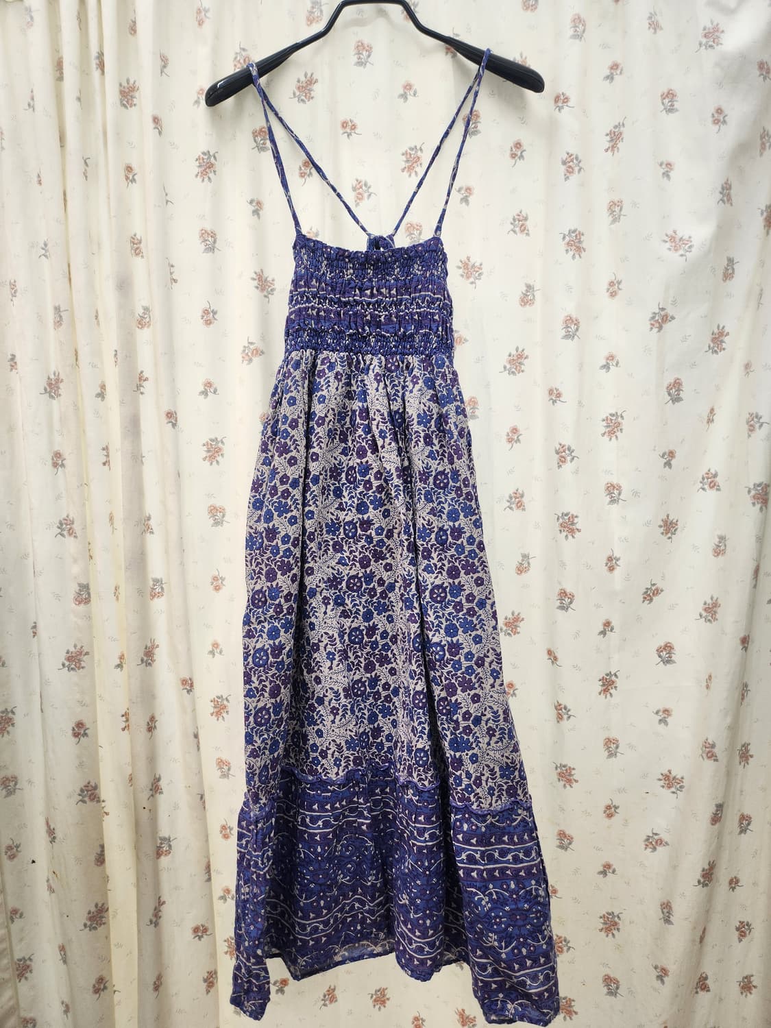 끈나시 플라워 원피스  상품이미지1