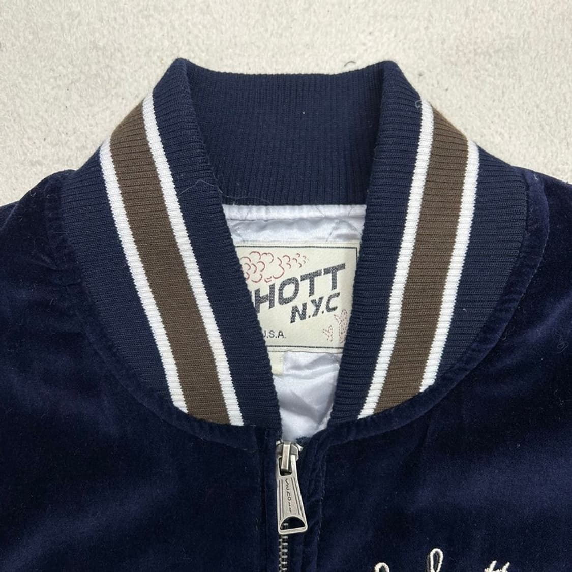 쇼트 루트 66 벨벳 수베니어 자켓 L 상품이미지4