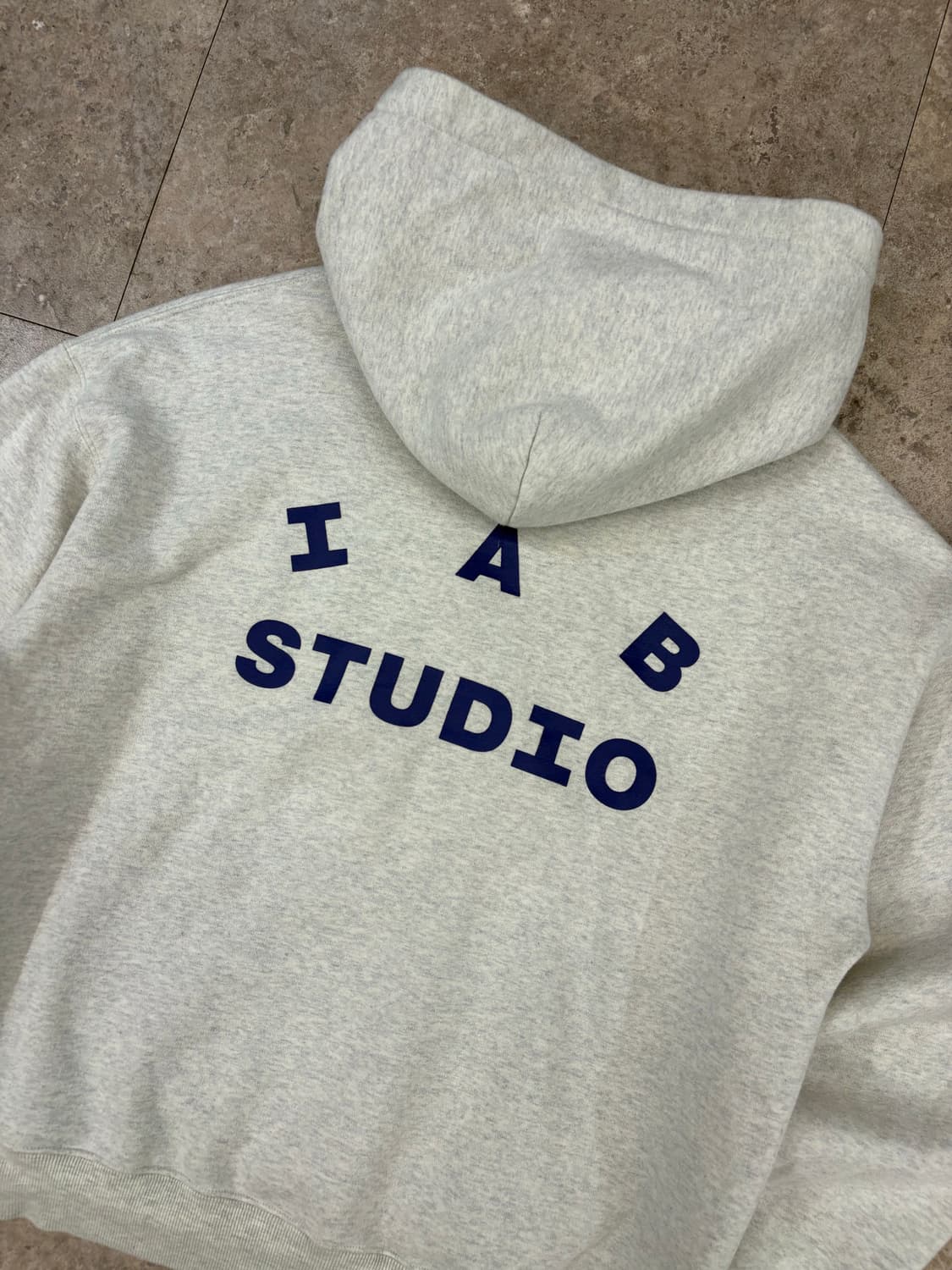 iab studio  기모 그레이 후드티 #csz4351 상품이미지6