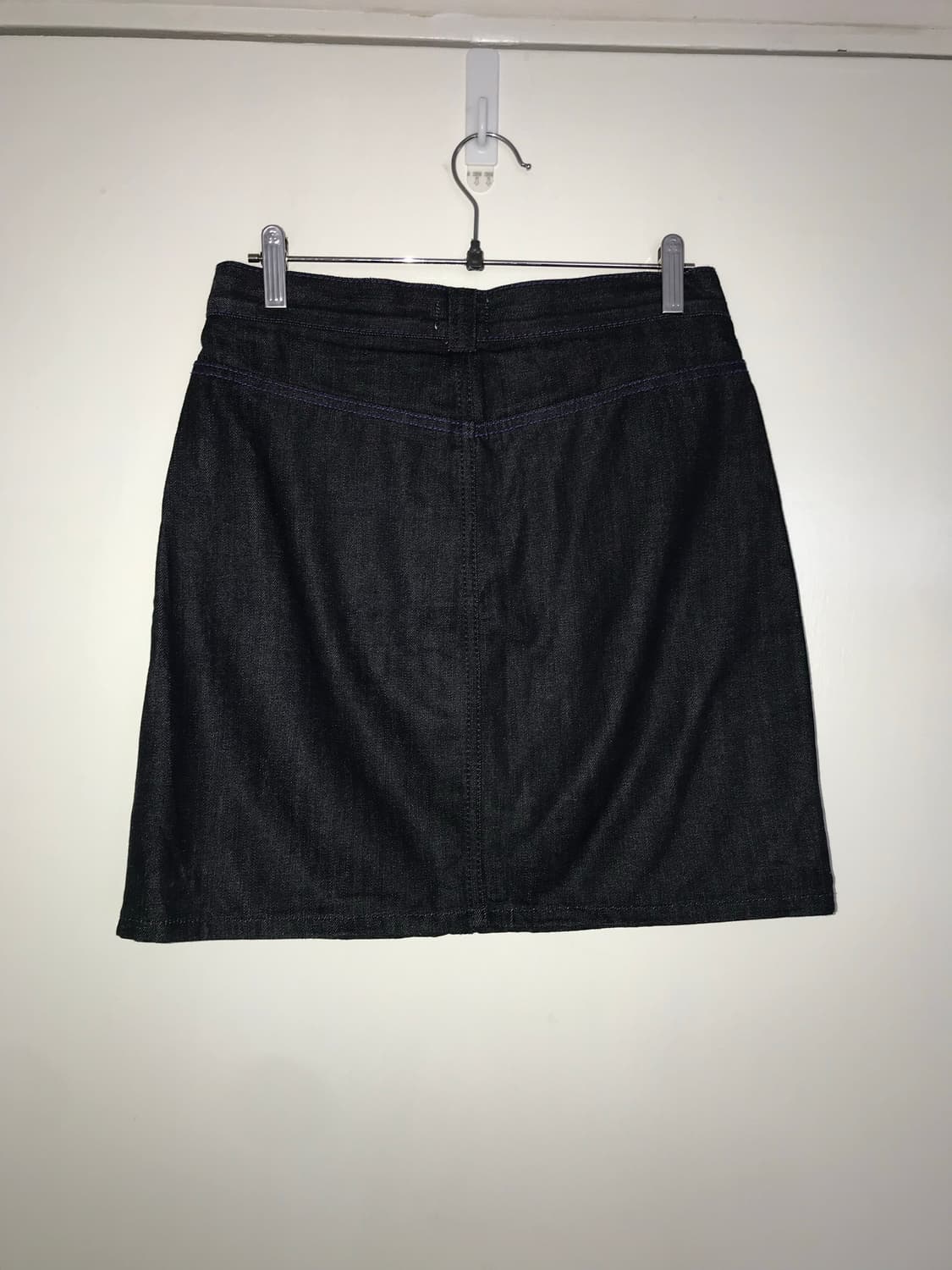 LOA Purple Stitch Denim Skirt 상품이미지5