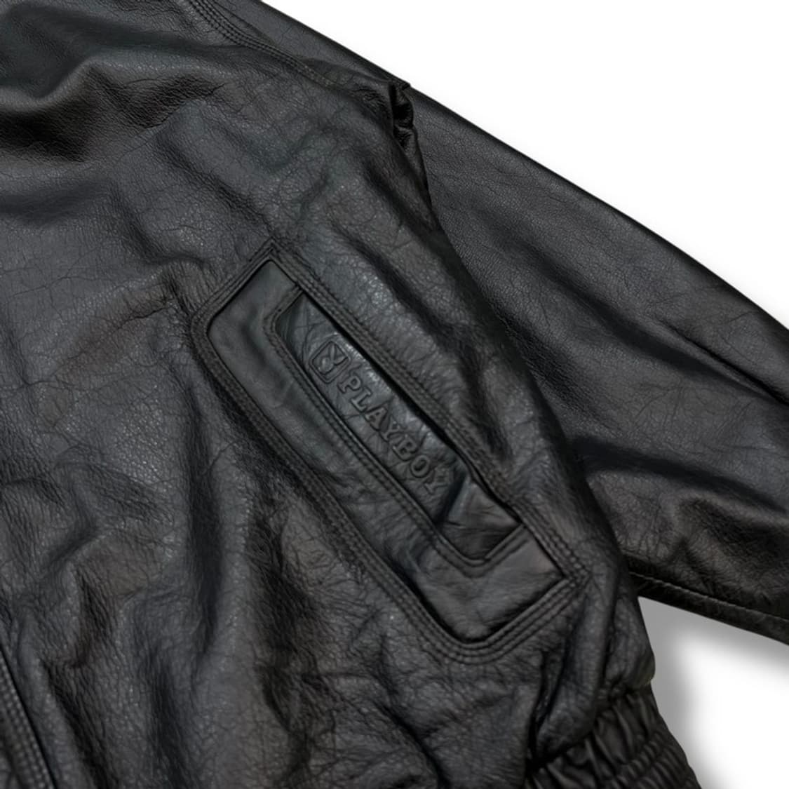 플레이보이 레더 봄버자켓 r2191 상품이미지5