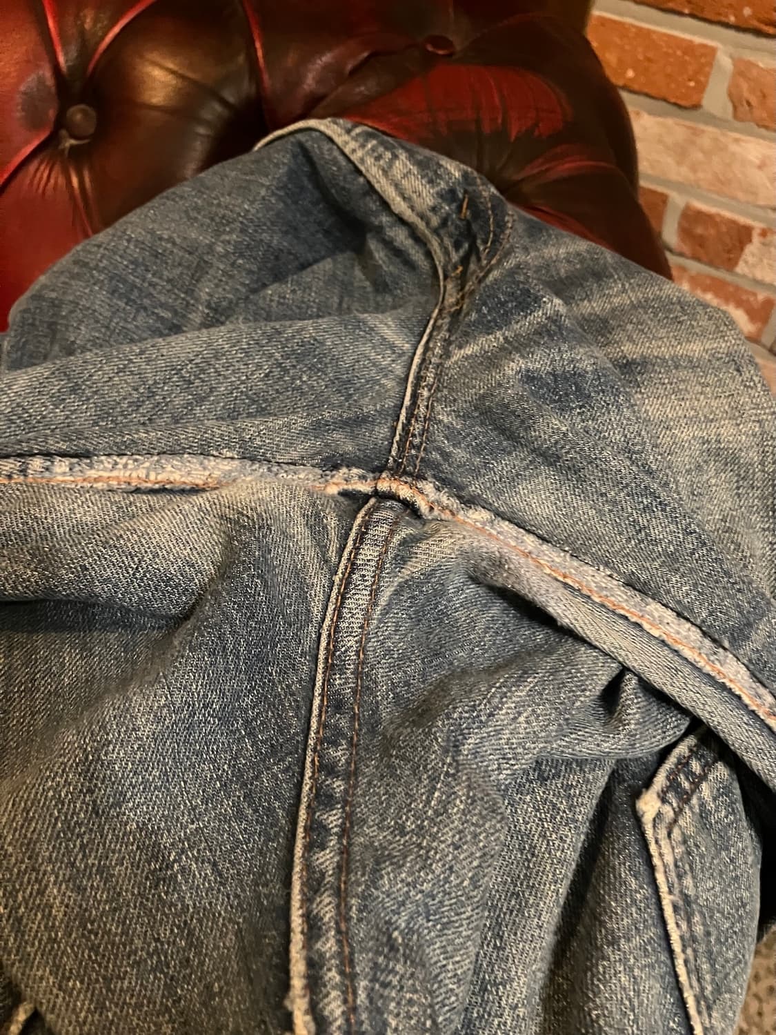 80s USA 빈티지 리바이스 517 오렌지탭 부츠컷 데님 팬츠 상품이미지8