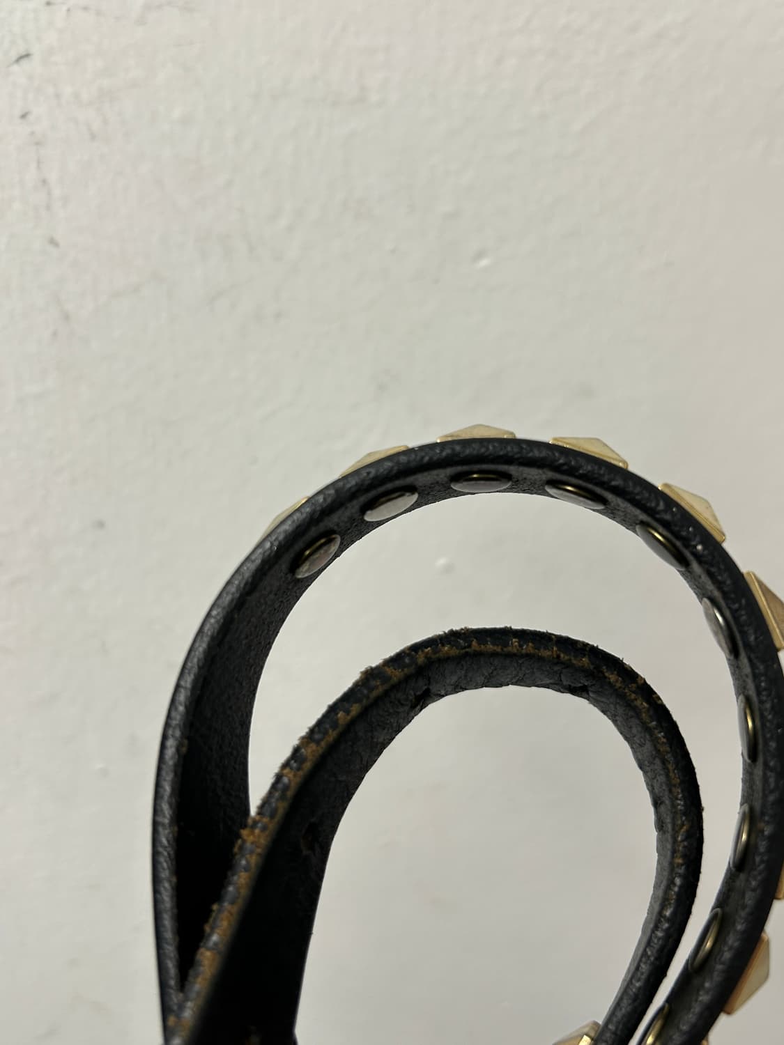 빈티지 레더 스터드 벨트 상품이미지5