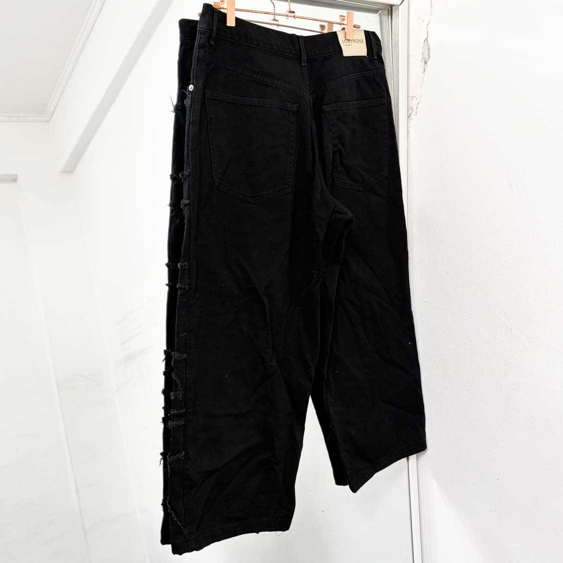 아이스버그 빅로고 블랙진 상품이미지5