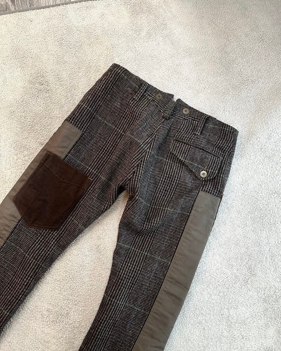 Junya Watanabe 준야 와타나베 코듀로이 패치워크 팬츠 상품이미지4