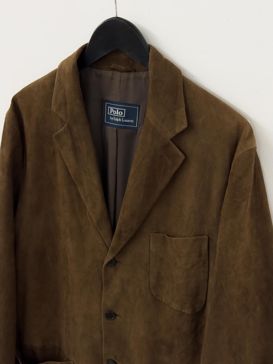 폴로 랄프로렌 스웨이드 블레이저 made in Italy 상품이미지3