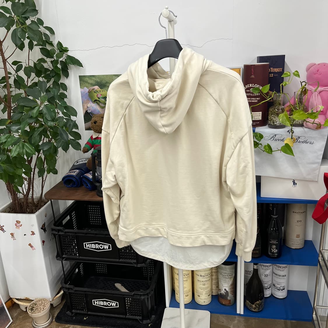 준지 레이어드 후드 S 상품이미지6