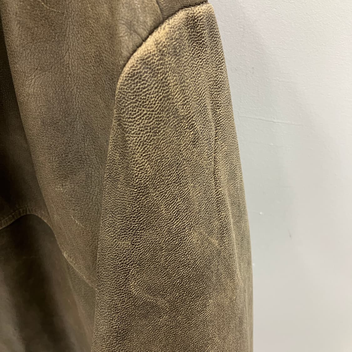 리 빈티지 브라운 산양가죽 자켓 100 상품이미지8