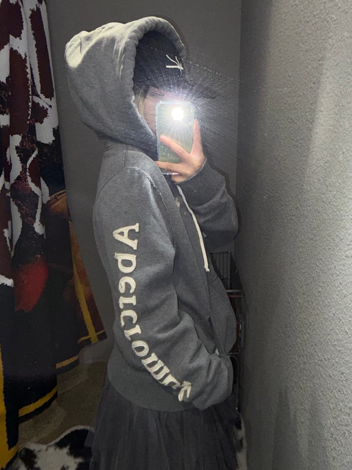 아베크롬비 로고 후드집업 상품이미지1