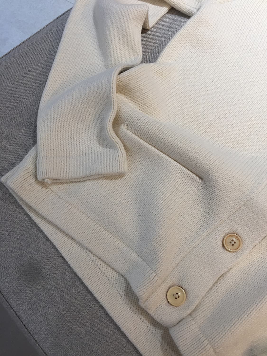 (WOMAN) 폴로랄프로렌 숄카라 니트가디건 M 상품이미지5