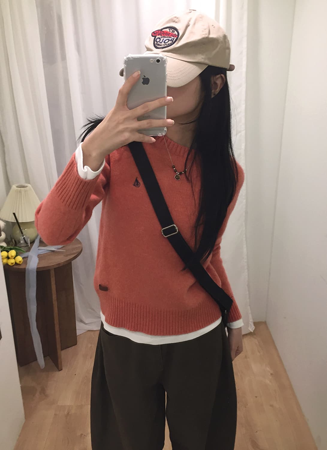 여성 빈폴 라운드 니트스웨터 90~95 상품이미지2