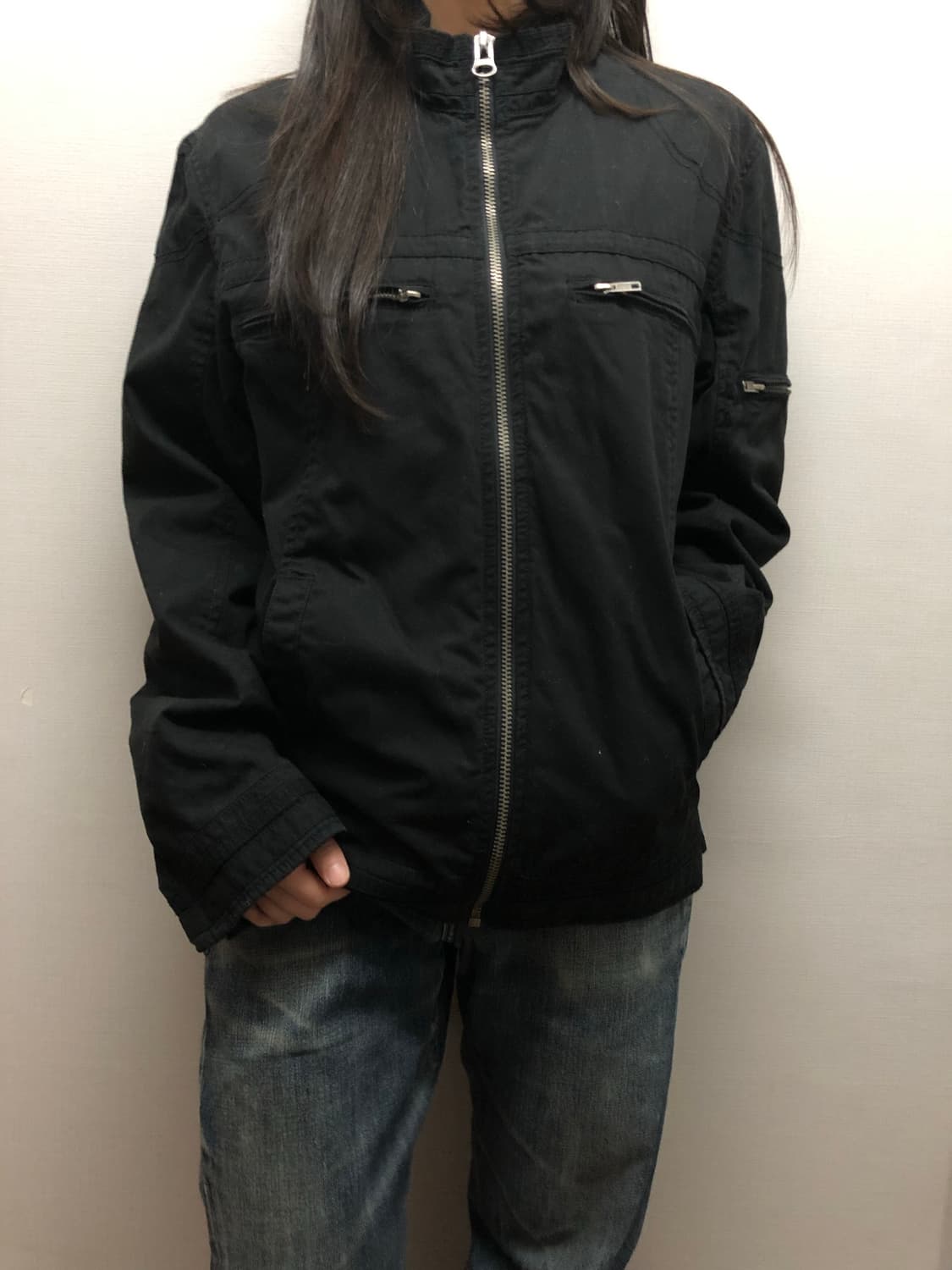 빈티지 블랙 펑크 자켓 상품이미지2