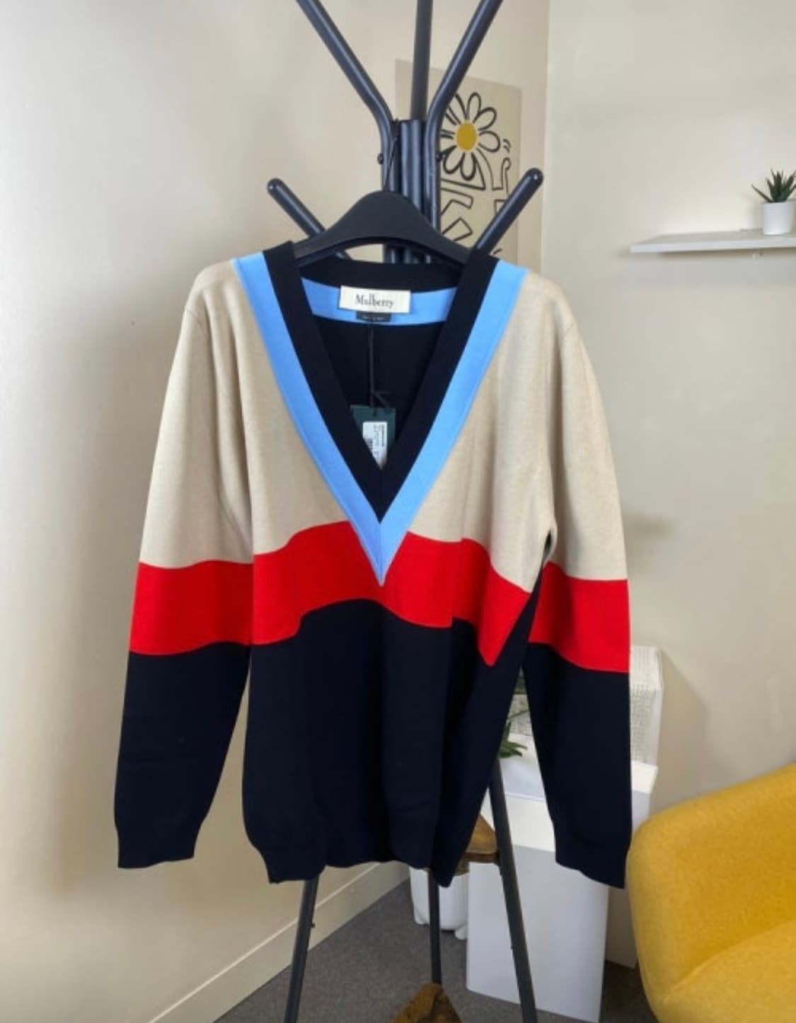 멀버리 LILLy  브이넥 오버핏 니트 WK4462 상품이미지2