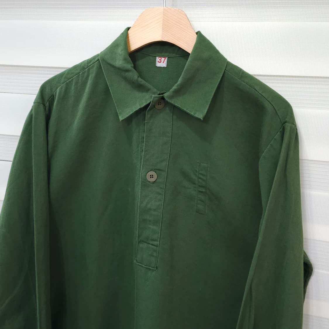 70s 스웨덴군 M-59 필드셔츠- 37시이즈 상품이미지2