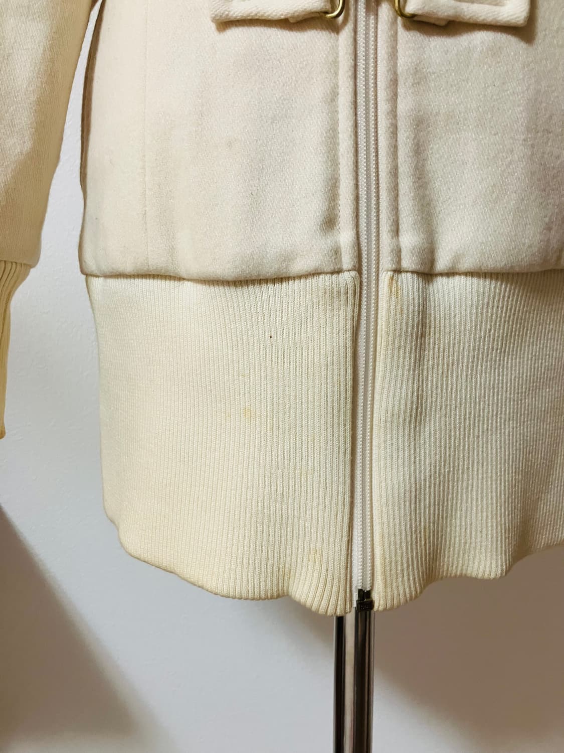 아디다스 오리지널 아이보리 퍼 후드 자켓 오네갸루 y2k 중티다스 상품이미지7