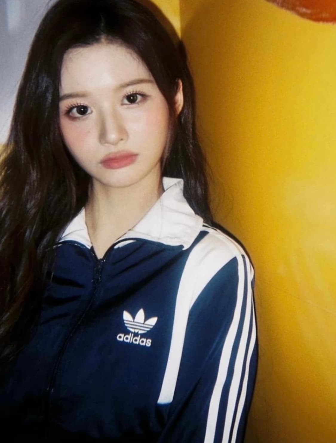아디다스 설윤 져지 파이어버드 백로고 트랙탑 네이비 (95) 상품이미지2