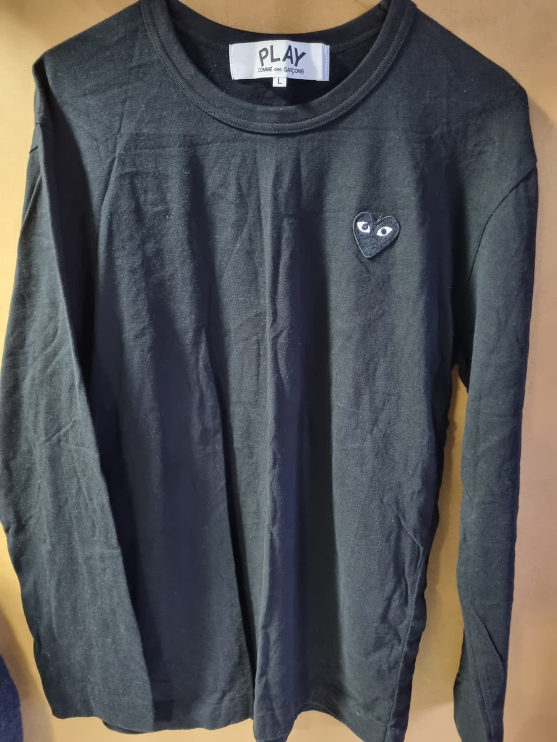 꼼데가르송 남성 긴팔 티셔츠  상품이미지1