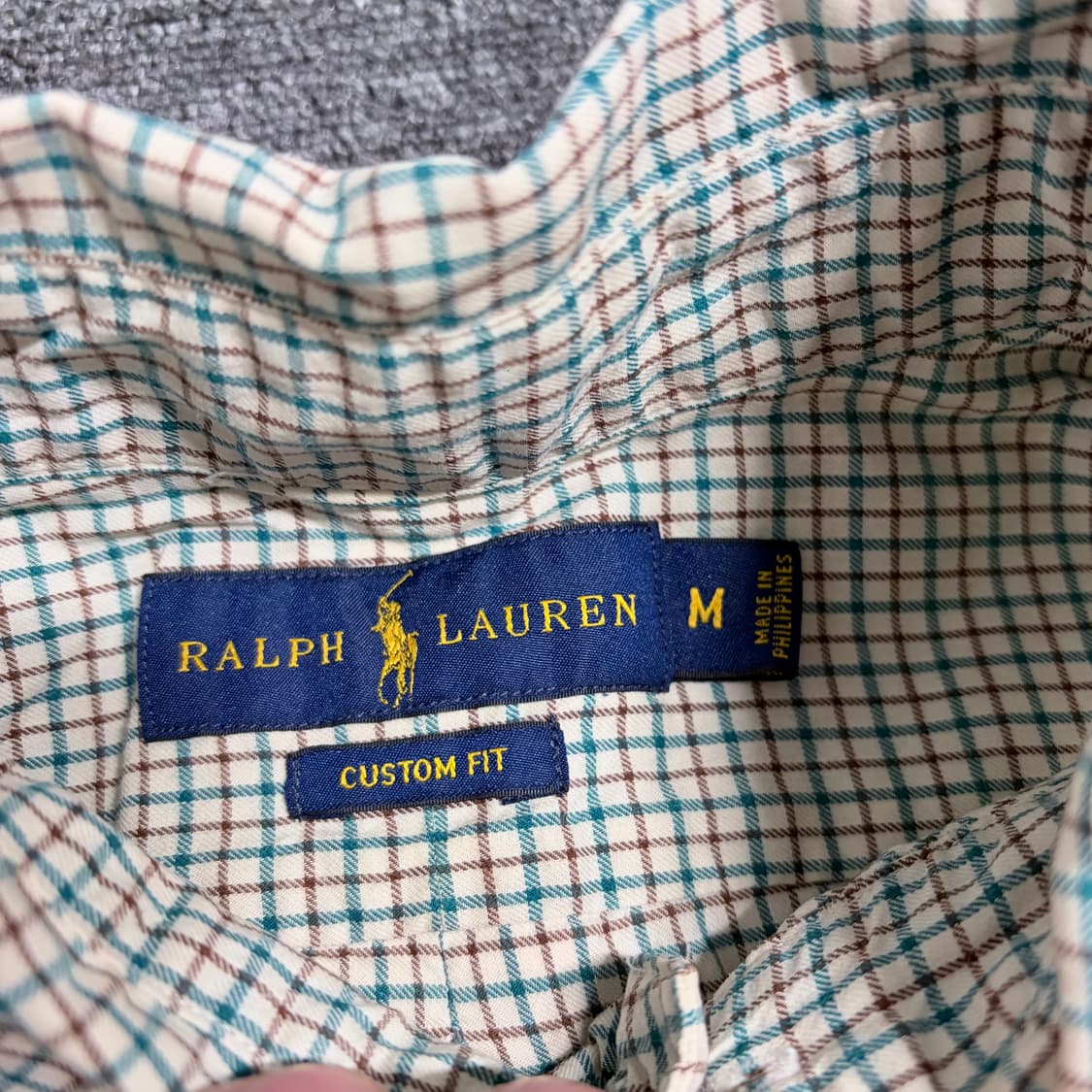폴로 랄프로렌 커스텀핏 체크 셔츠 상품이미지5