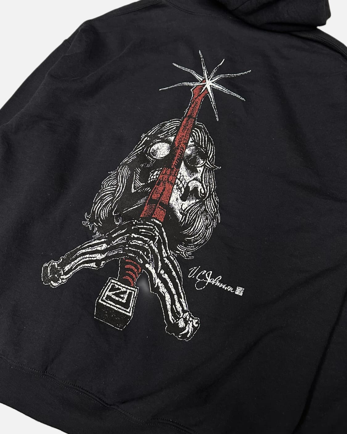 PPS logo skull printing hood t 상품이미지5