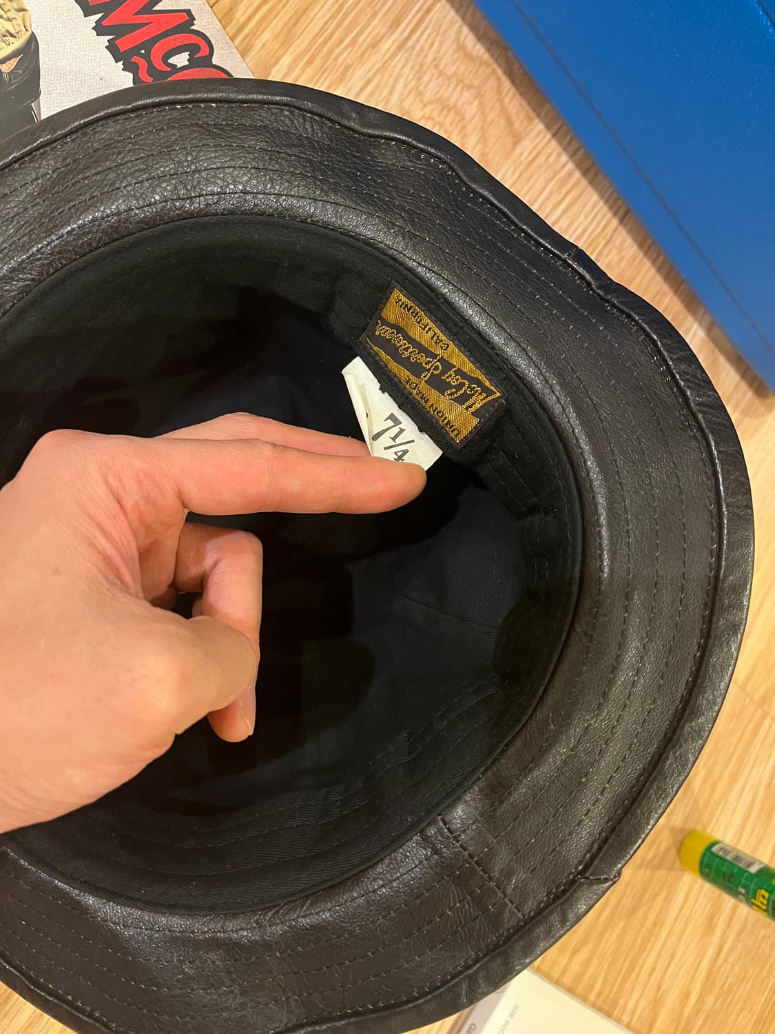 리얼맥코이 레더 헌팅 캡 상품이미지6