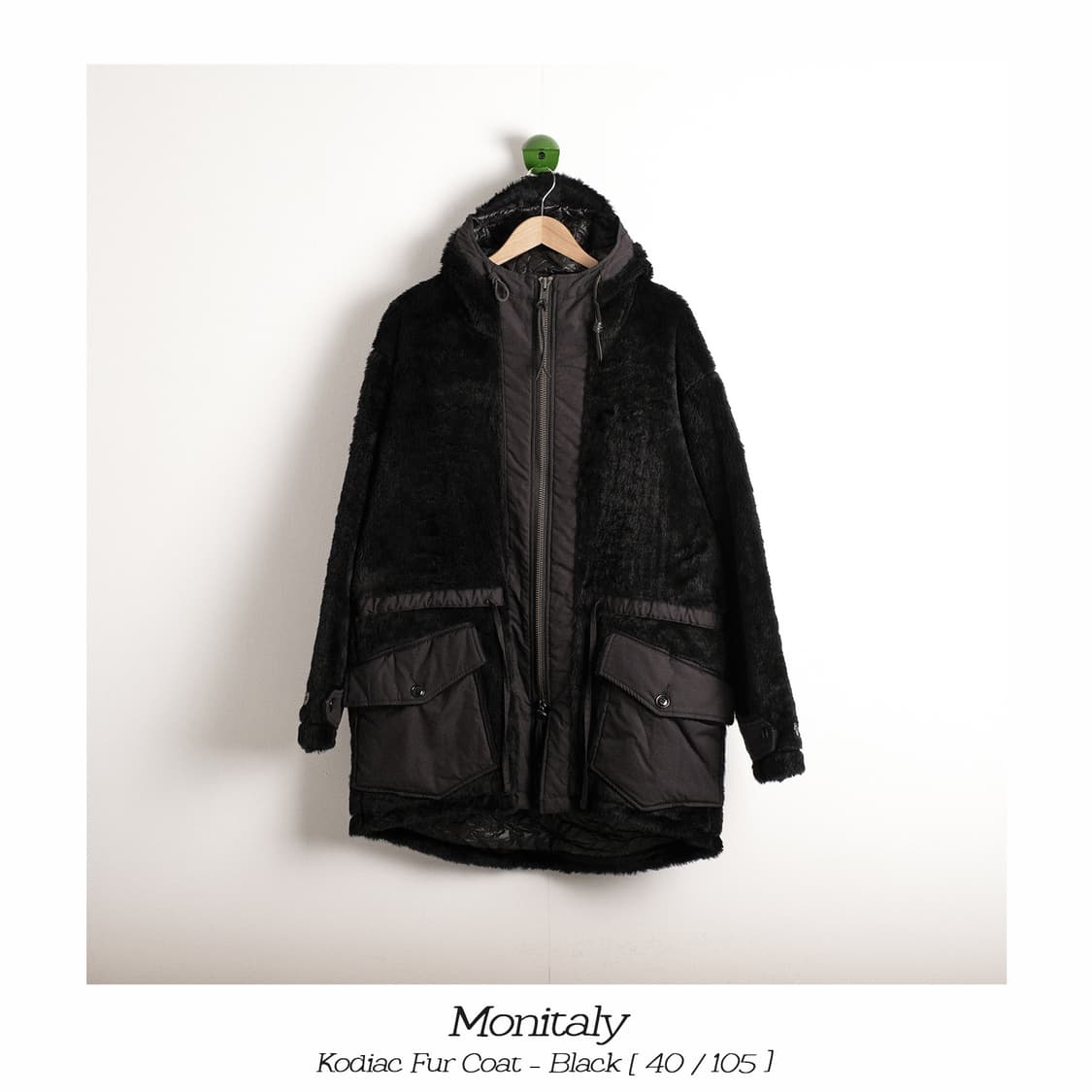 모니탈리 코디악 퍼 코트 L(105사이즈) Monitaly 상품이미지1