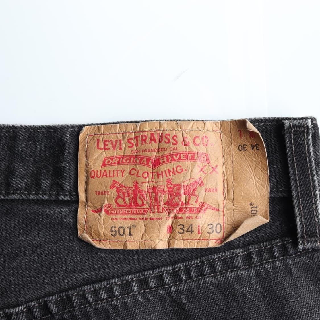리바이스록 밴드 패치워크 데님 팬츠 청바지 (남성 34in) 상품이미지6