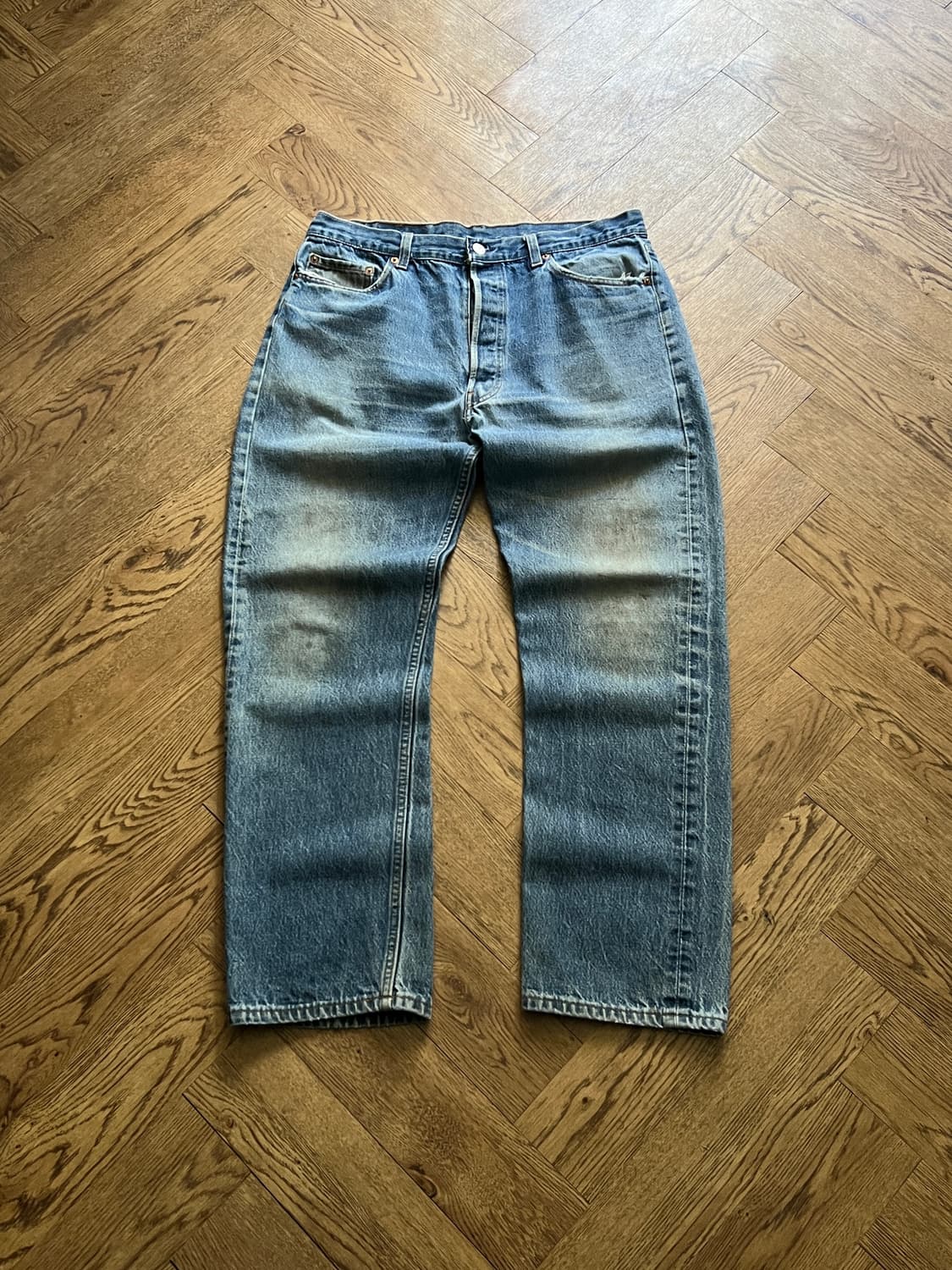 [38]80's 리바이스 501XX USA Made 데님 팬츠 S34 상품이미지2