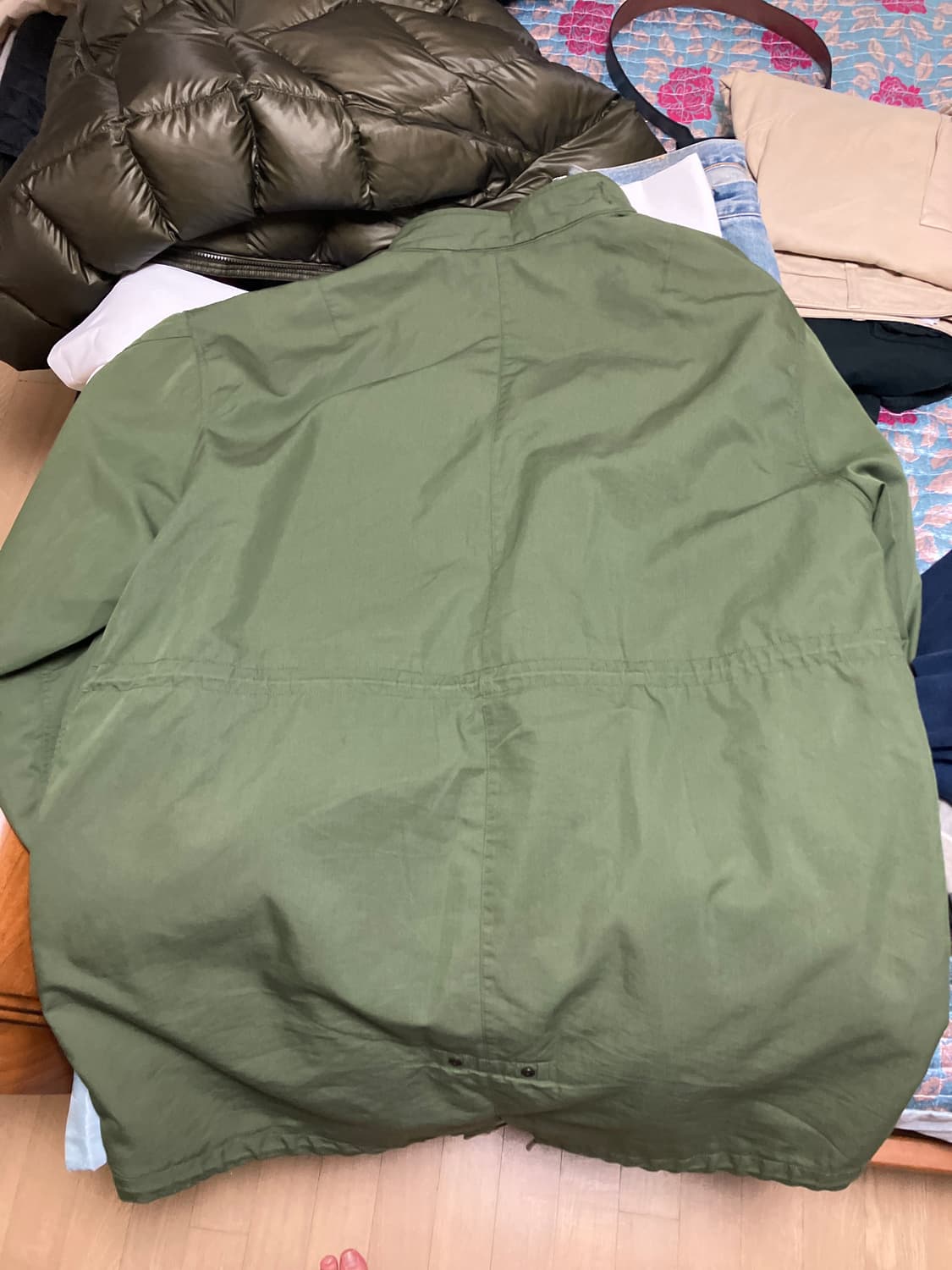 24fw 카키스 m65 피쉬테일 4 xl 올리브 그린 상품이미지6