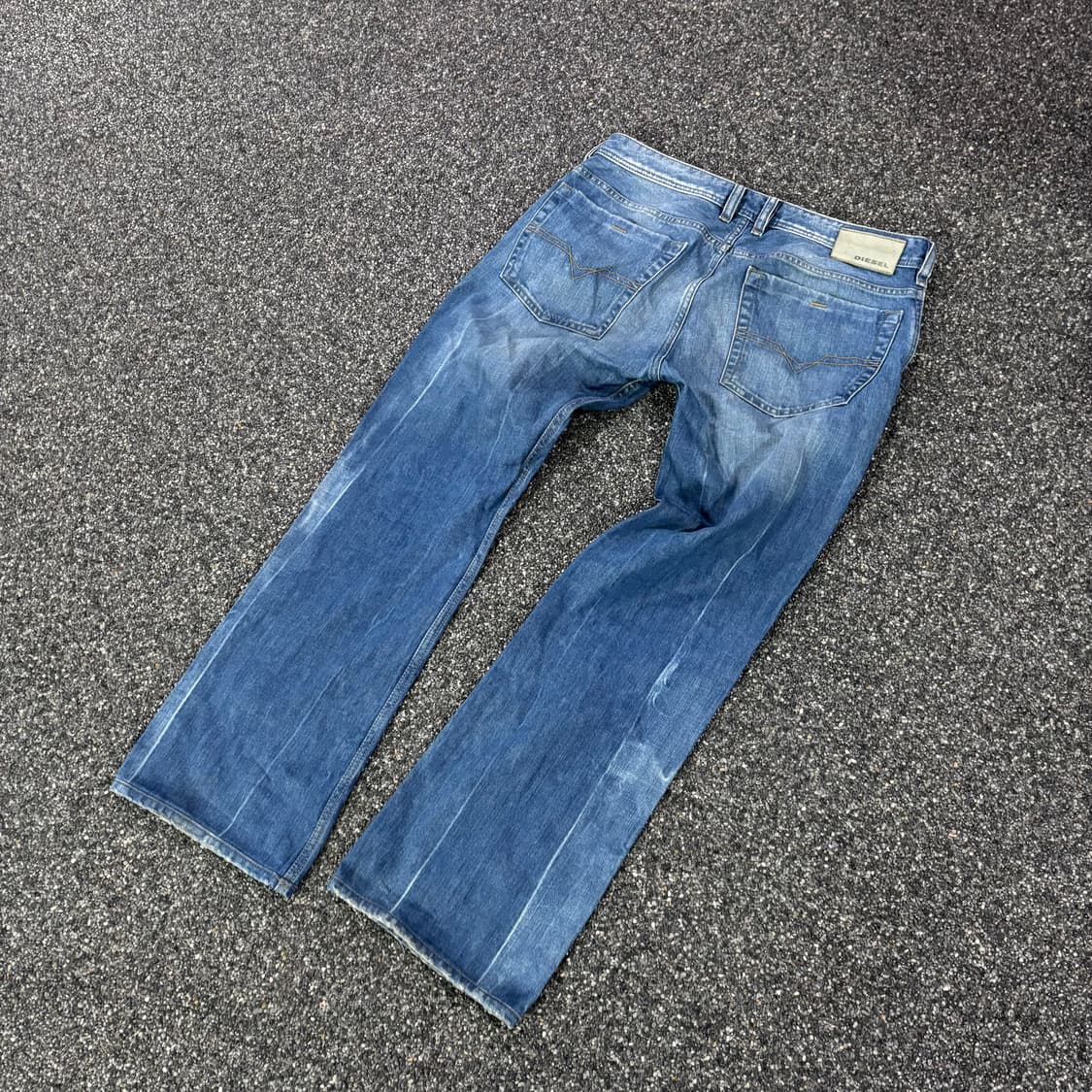 디젤 워싱 와이드 데님 팬츠 상품이미지2