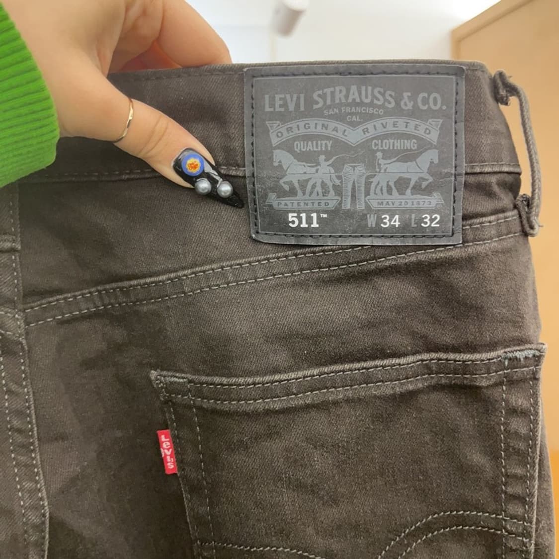 리바이스 511 빈티지 캐주얼 레트로 데님팬츠 34인치 C08713 상품이미지5