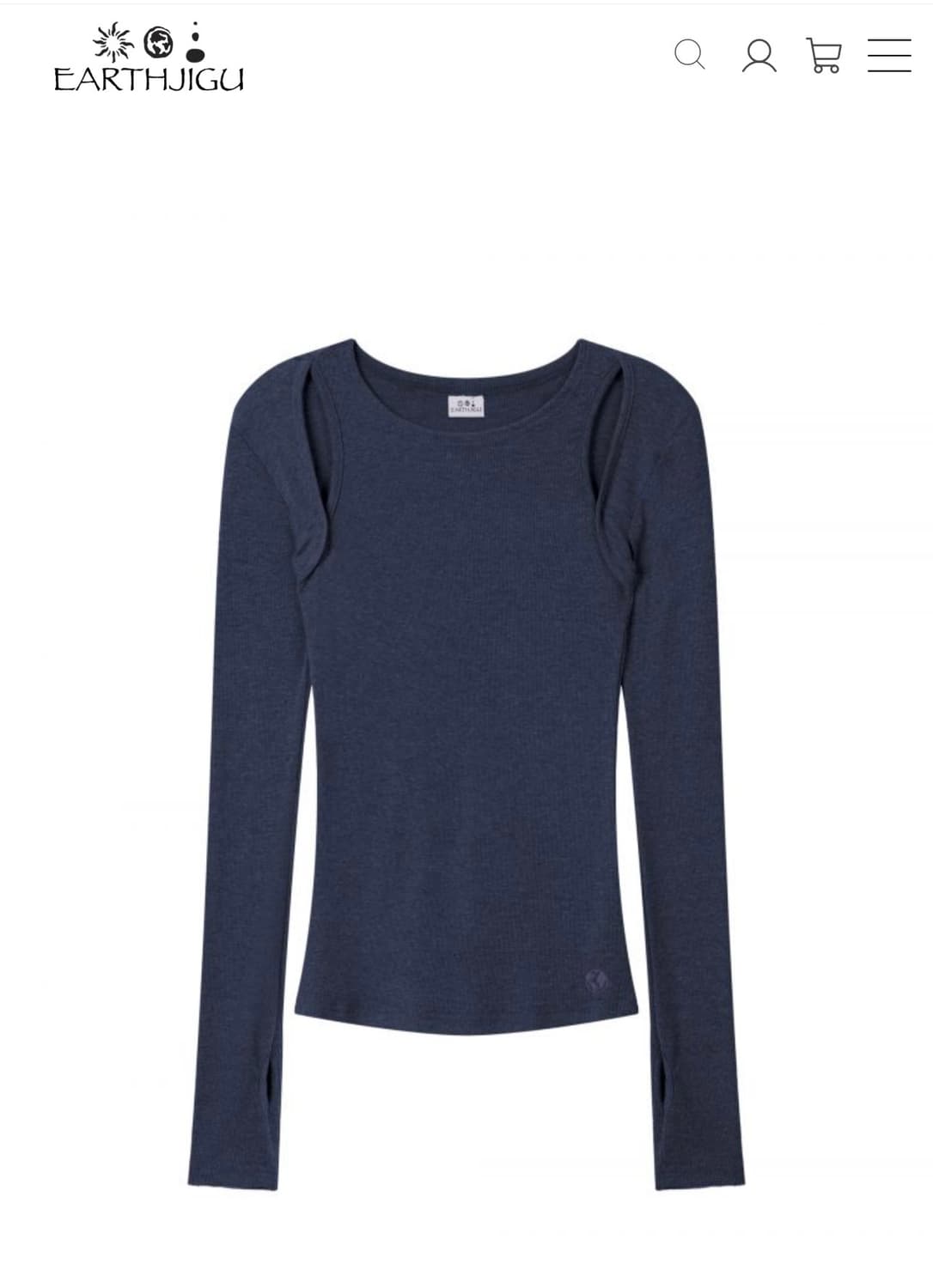 Earthjigu 어스지구 BOLERO LONG SLEEVE TEE 상품이미지1