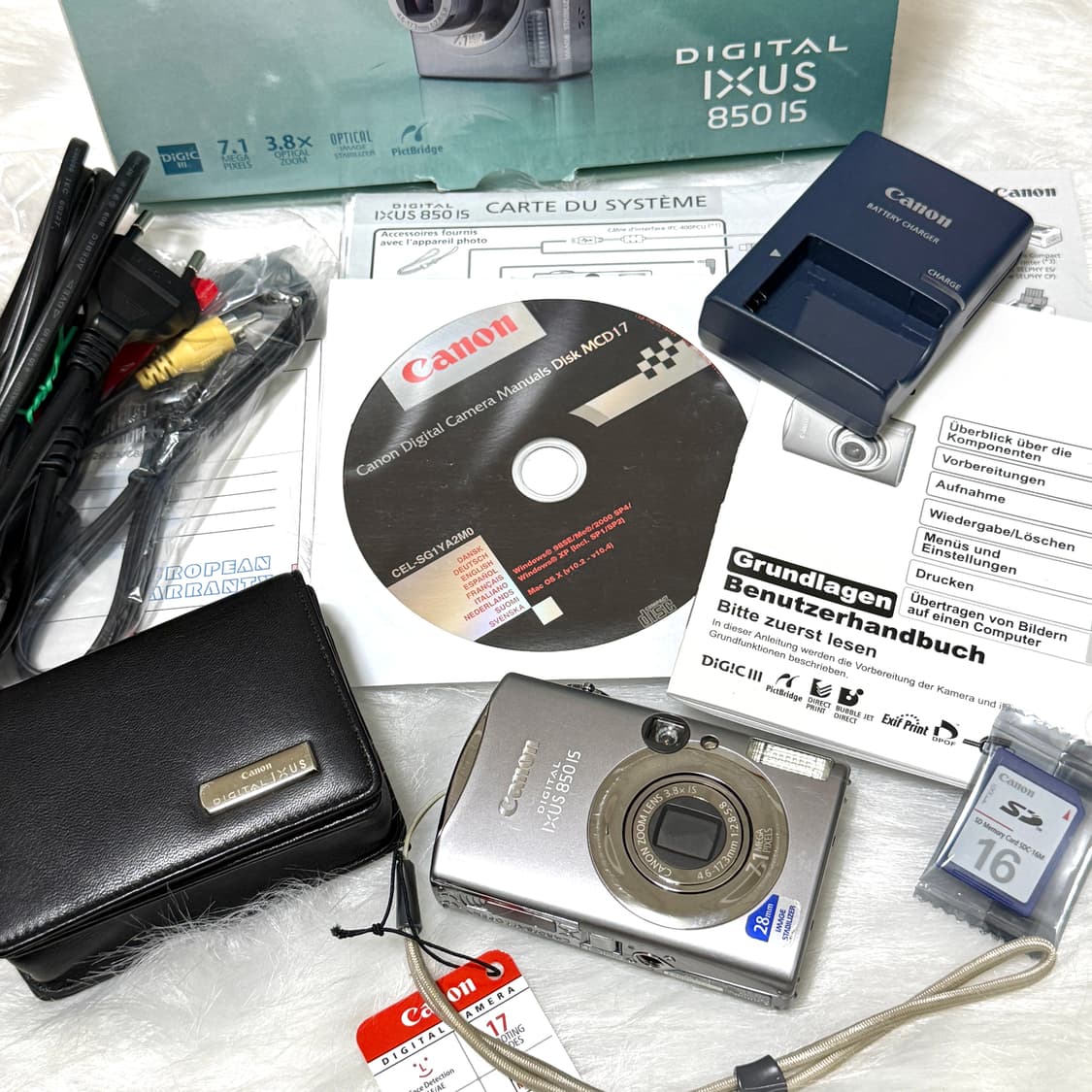 *박스풀구성 극미품* 캐논 익서스 850 is 디카 상품이미지8