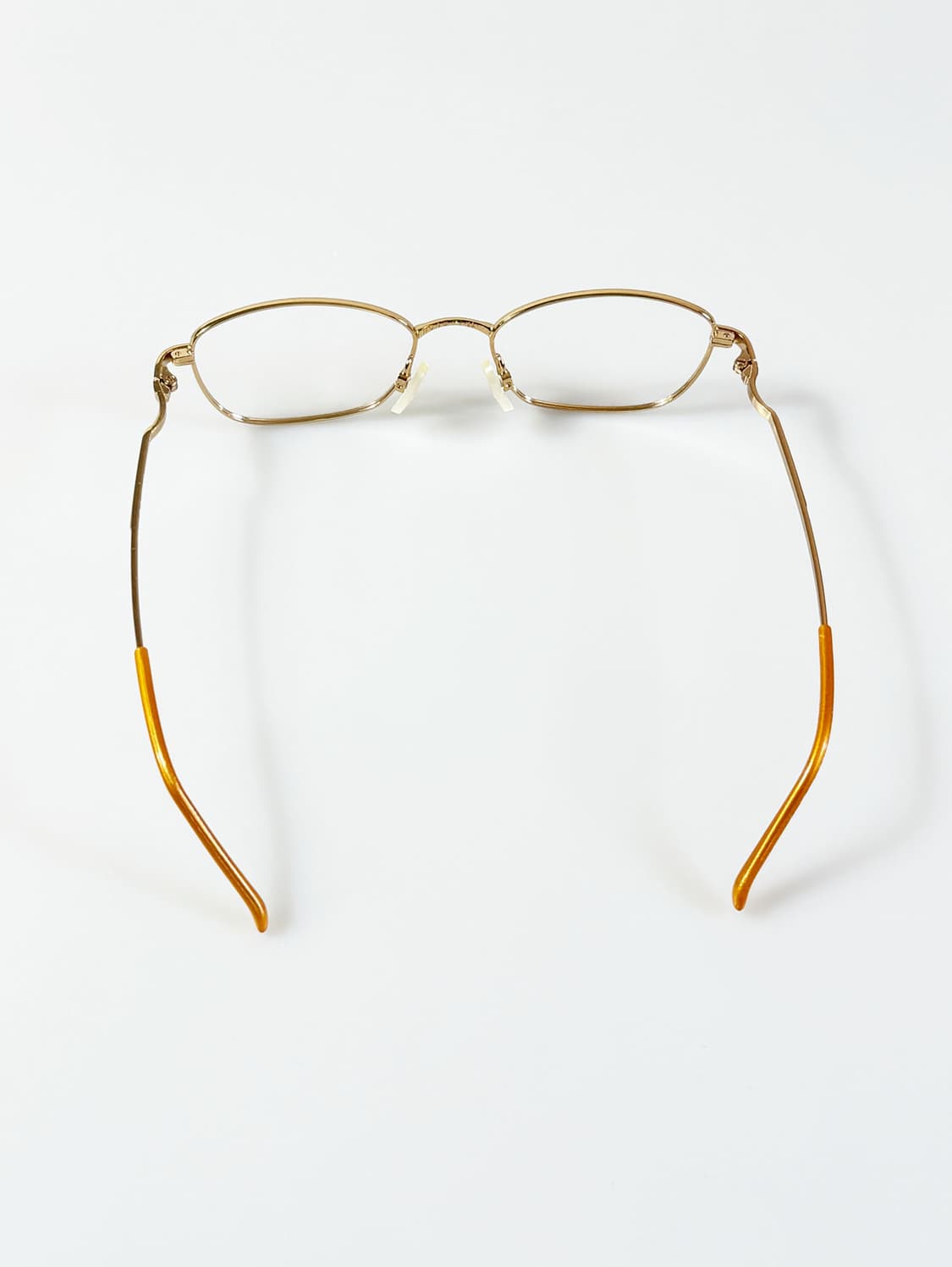 90s JODPHUR 골드 메탈 슬림 스퀘어 빈티지 안경 상품이미지5