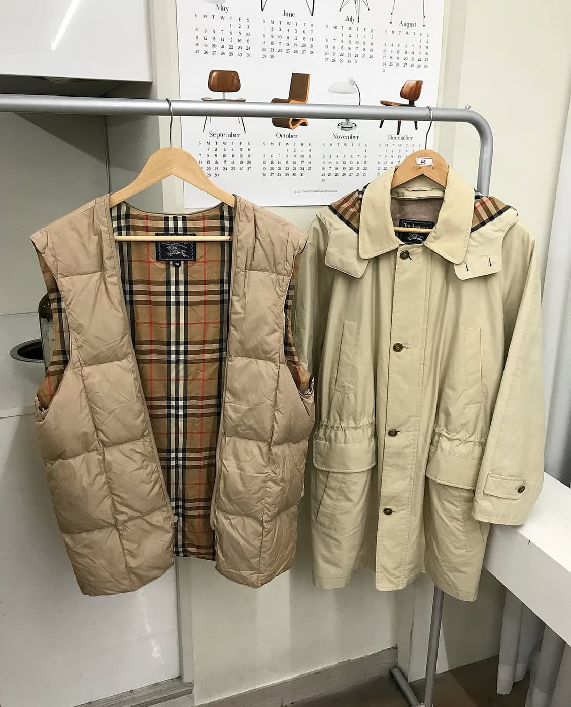 버버리 후드 롱자켓 (패딩내피형) 상품이미지1