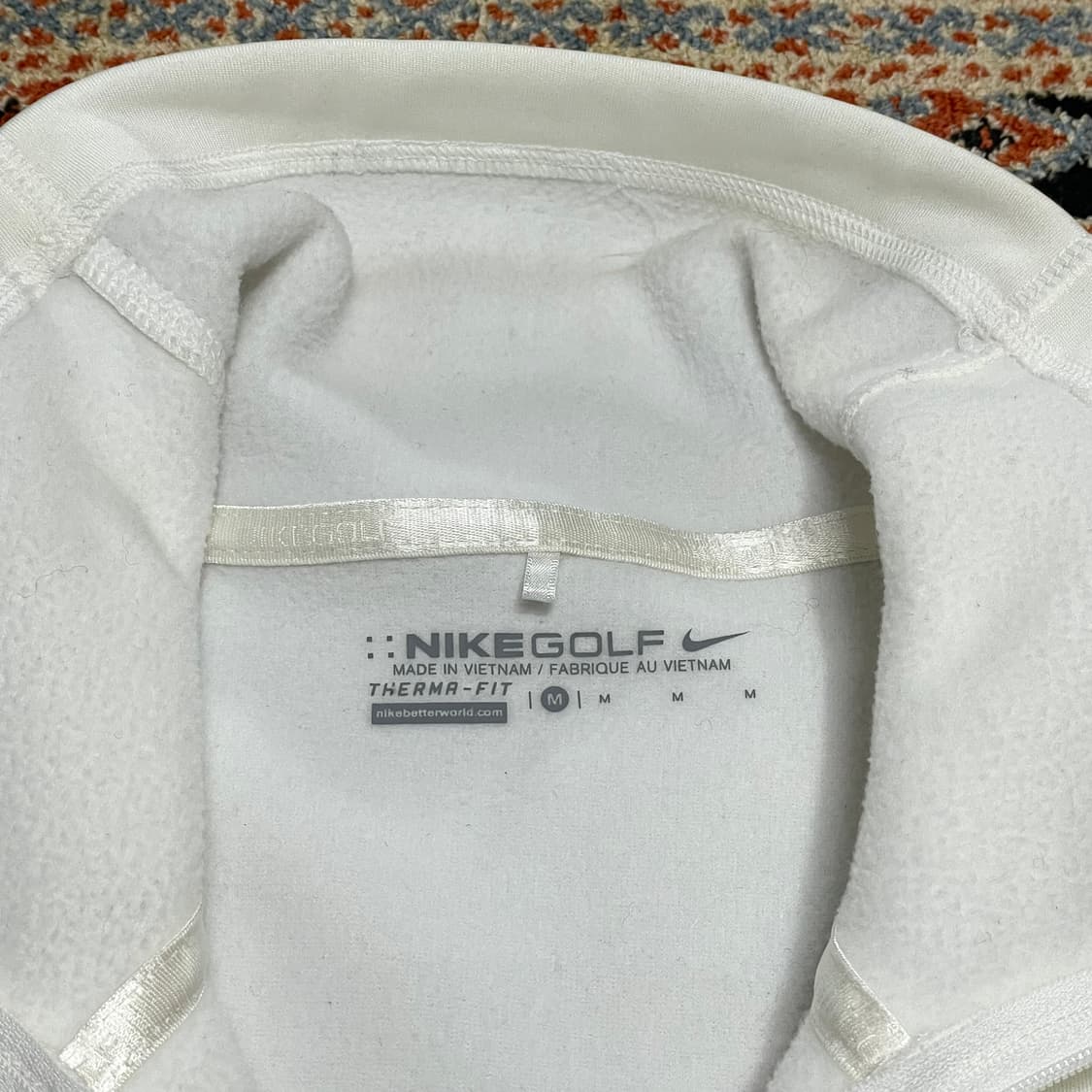 나이키골프 화이트 기모 집업져지 자켓 여성M  상품이미지4