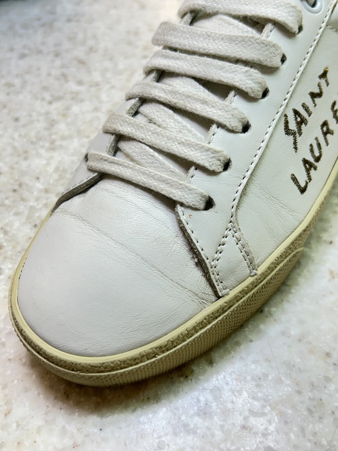 생로랑 SL/06 스니커즈 화이트 225 상품이미지6