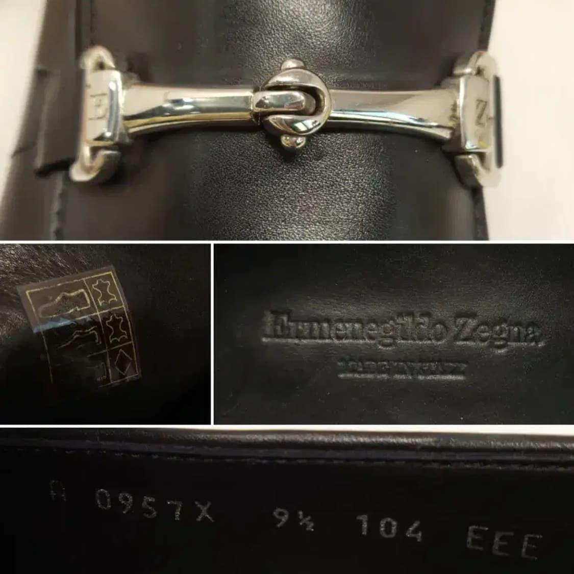 [정품] 에르메네질도 제냐 실버 비트 가죽 로퍼 (280/EEE) 상품이미지7