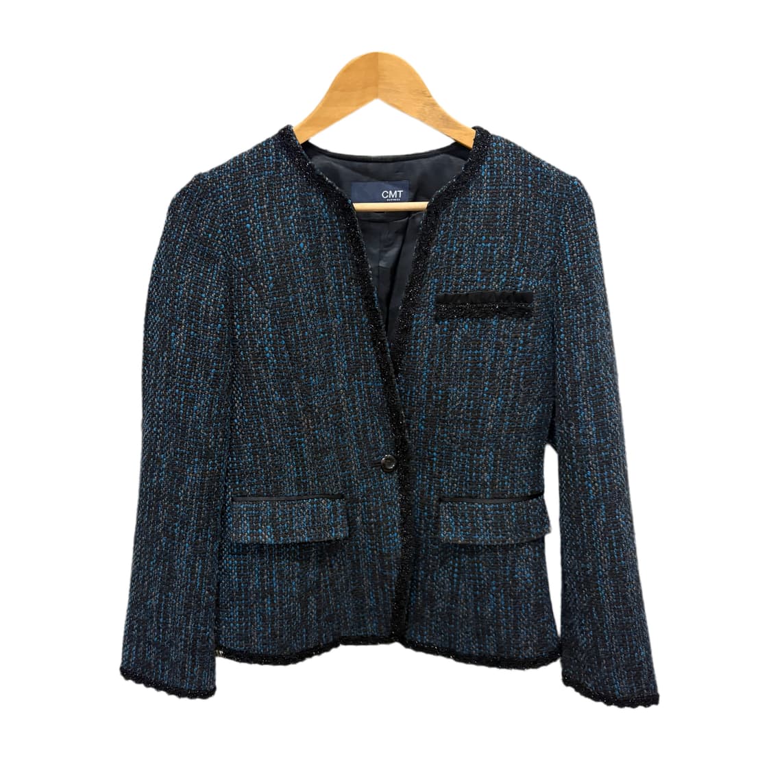 빈티지 원버튼 트위드 자켓 상품이미지7