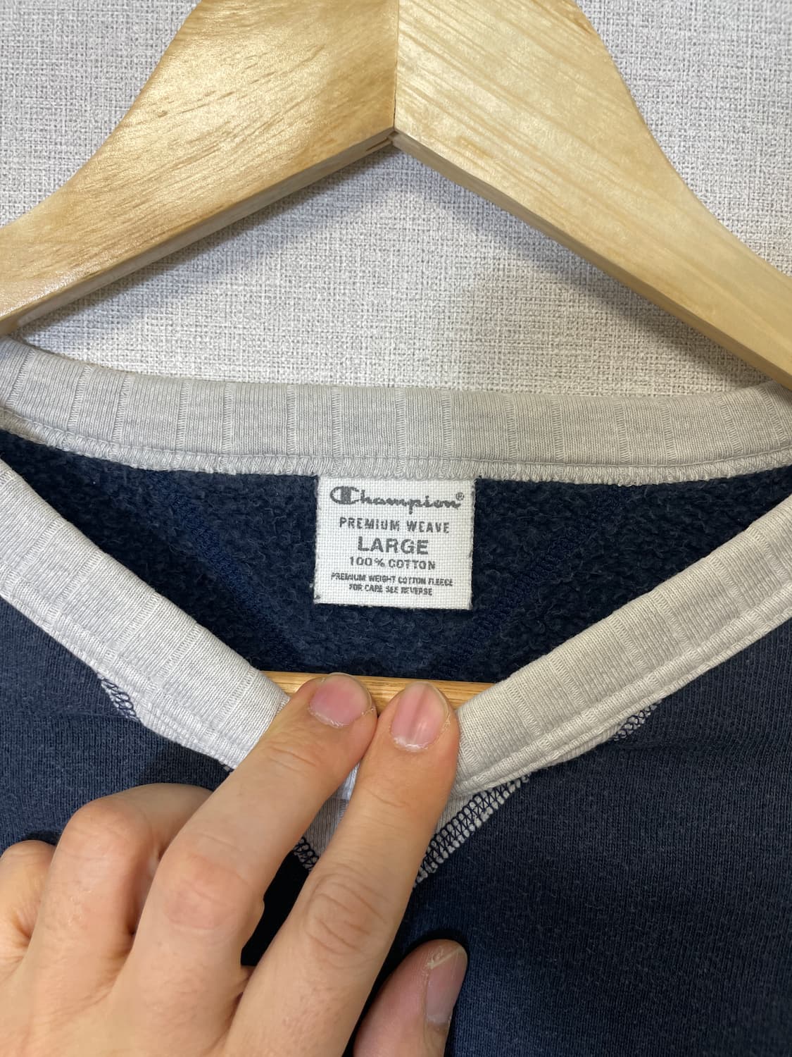 00's 챔피온 프리미엄 위브 맨투맨 상품이미지3